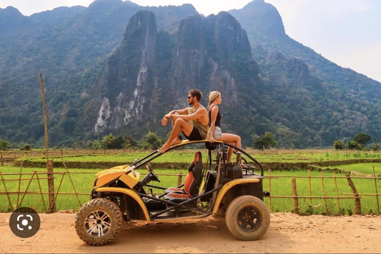 Vang Vieng Victory Hostel Buitenkant foto